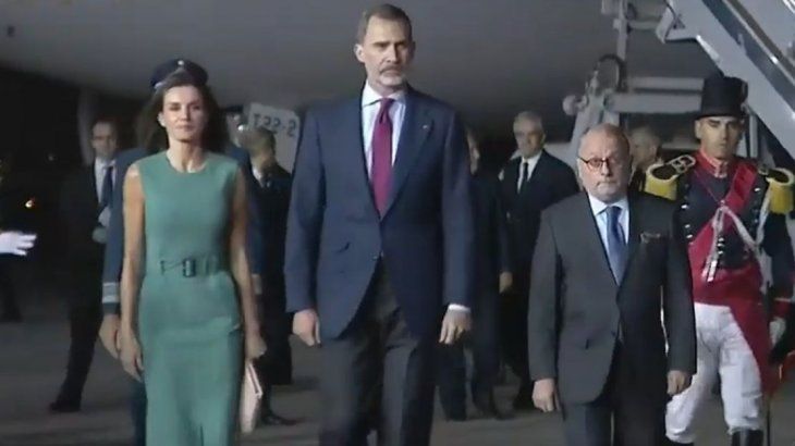 Los reyes de España ya están en el país para una visita de Estado