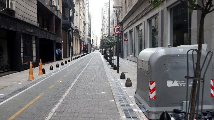 <p>Una postal del Microcentro en horas de la mañana.</p>