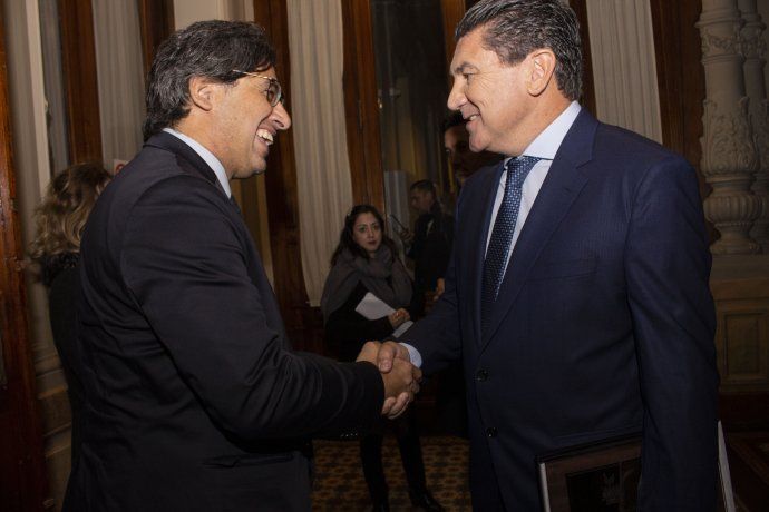 <p>Germán Garavano y Daniel Ricart</p>