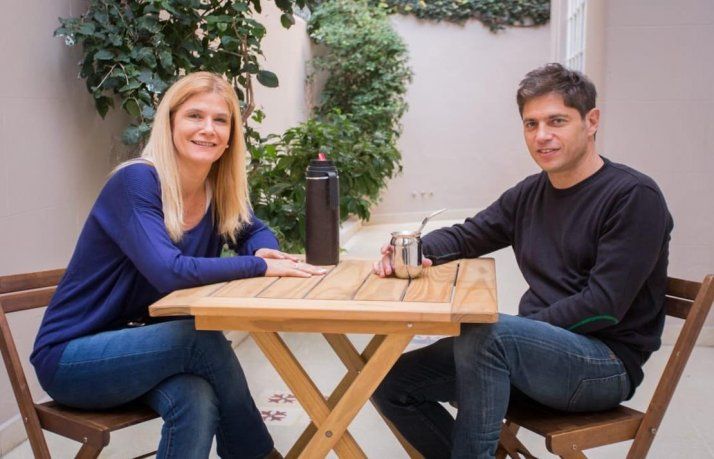 Magario y Kicillof compartieron unos mates y comenzaron a planificar la campaña en la Provincia. 