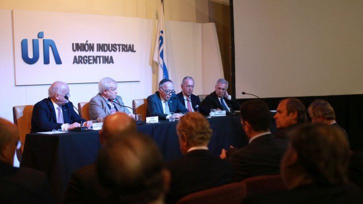 <p>El titular de la UIA brindó una conferencia de prensa antes de la renovación de autoridades. </p>