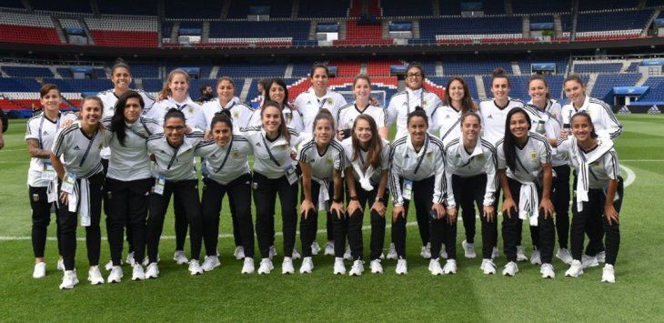 La Selección en el Parque de los Principes