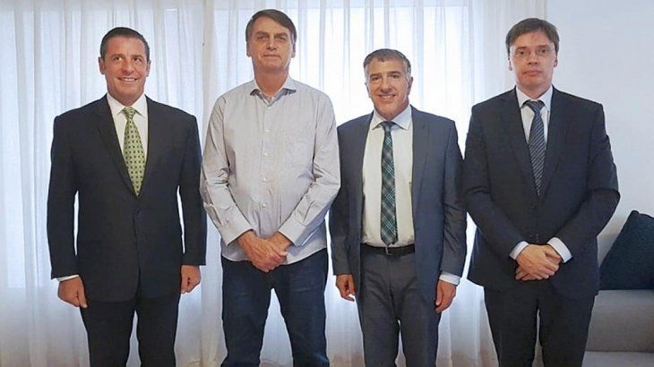 <p>Carlos Magariños se entrevistó durante 40 minutos con el presidente de Brasil, Jair Bolsonaro, luego de su asunción de enero de 2019.</p>