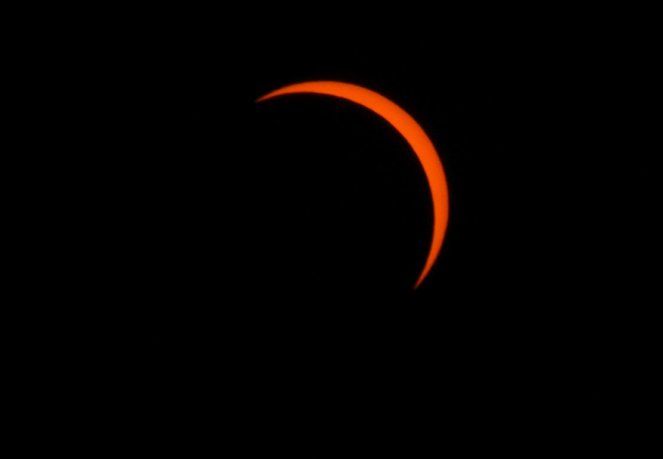 El eclipse visto desde CÃ³rdoba.