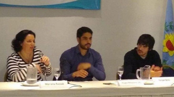 <p>Mariana Russak, de Utghra, y Hugo Moyano (hijo), disertaron en Mar del Plata sobre el futuro del empleo y los jóvenes dirigentes.</p>