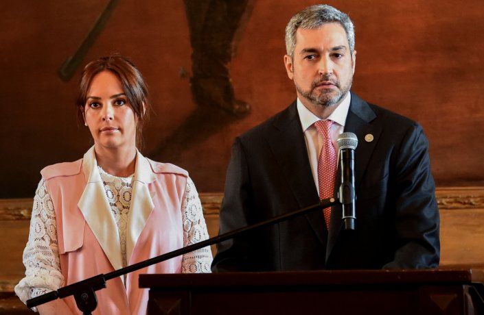 <p>Abdo, al dirigirse este jueves a la Nación. </p>