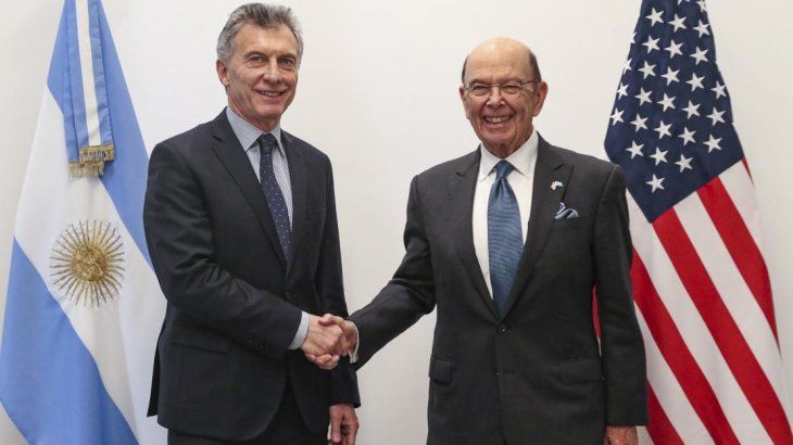 Mauricio Macri recibió en la Quinta de Olivos al secretario de Comercio de los Estados Unidos