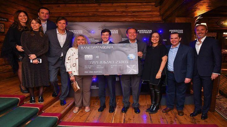 El equipo de AmEx y Banco Patagonia durante la presentación.