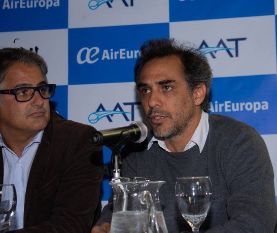 <p>García y Zabaleta dialogaron con Ámbito y dieron detalles sobre el acuerdo entre la Air Europa y AAT.</p>