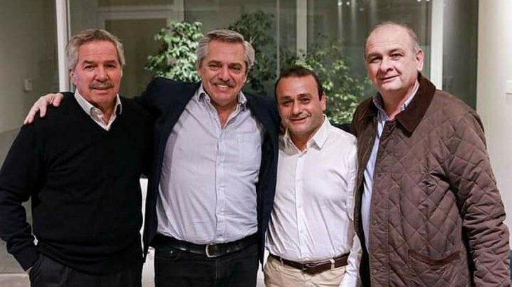 <p>Alberto Fernández recibió a Oscar Herrera Ahuad, en sus oficinas en San Telmo.</p>