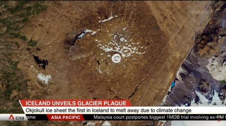<p>Así se ve hoy el exglaciar Okjokull.</p>