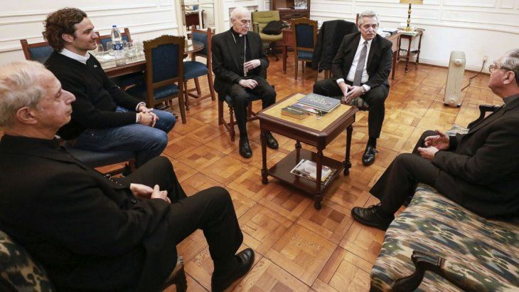 Alberto Fernández se reunió con la Conferencia Episcopal Argentina.