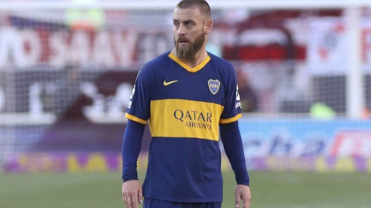 De Rossi jugó 7 partidos en Boca. Uno fue el 0 a 0 ante River en el Monumental.