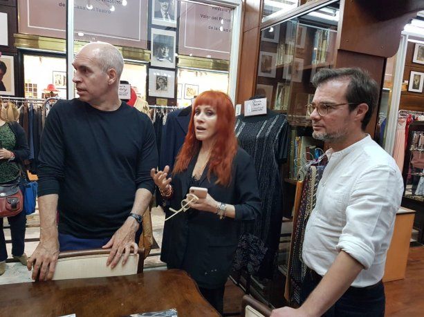 <p>Rodríguez Larreta, Linda Peretz y Enrique Avogadro. </p>