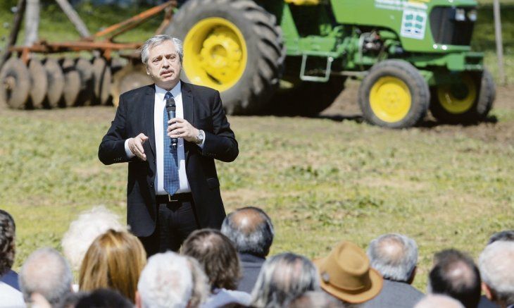 El presidente Alberto Fernández aseguró que se están 'dejando en pie las retenciones que existen