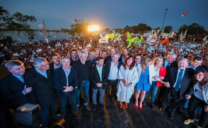 Alberto Fernández cerró en acto del peronismo por el Día de la Lealtad en La Pampa.  