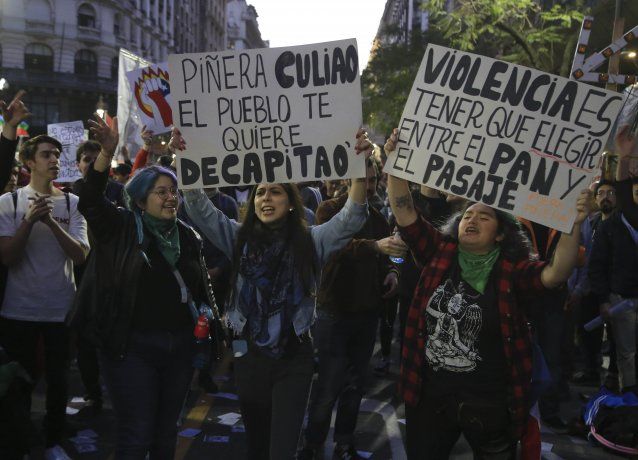 Resultado de imagen de violencia desigualdad chile"