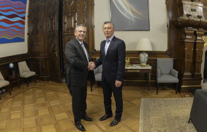 Mauricio Macri y Alberto Fernández.