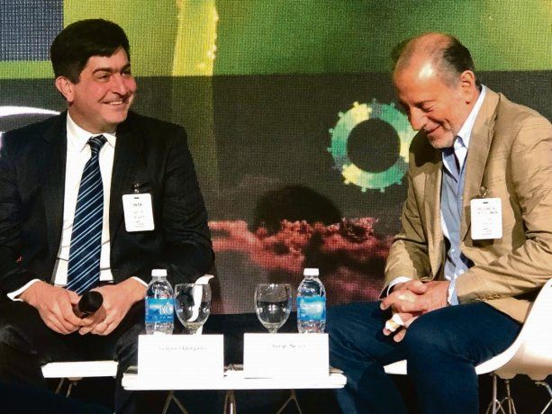 Presentación. Gabriel Delgado y Jorge Neme, un tándem aparentemente aceitado.