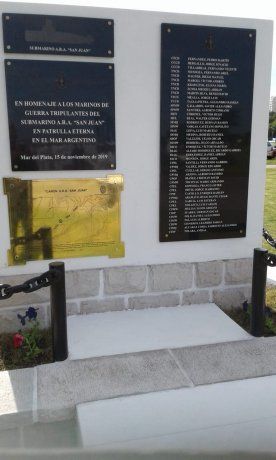 El homenaje a los tripulantes del ARA San Juan, a dos años del hundimiento. 