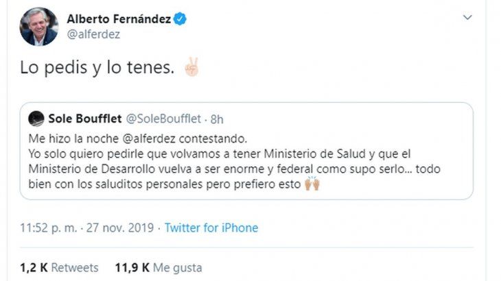 Una madrugada a puro Twitter para el presidente electo