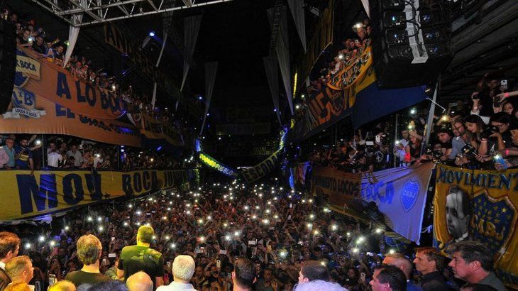 El marco en el cierre de campaña de Ameal.