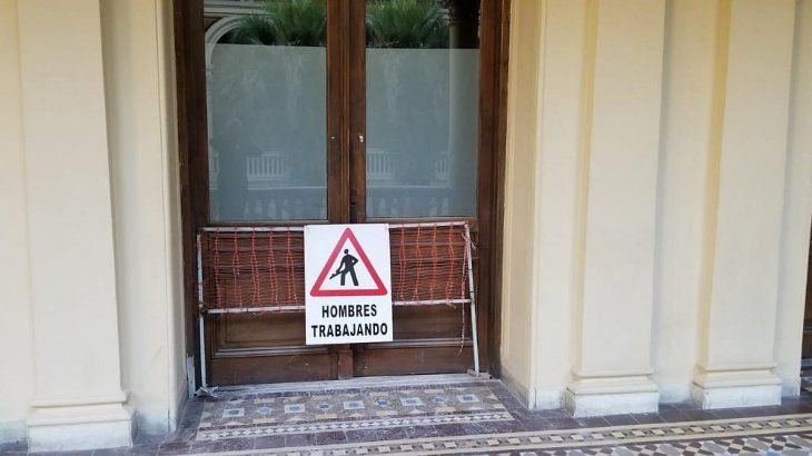 Obras en Casa Rosada.