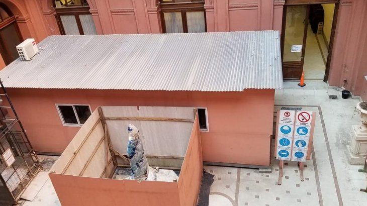 Obras en Casa Rosada.