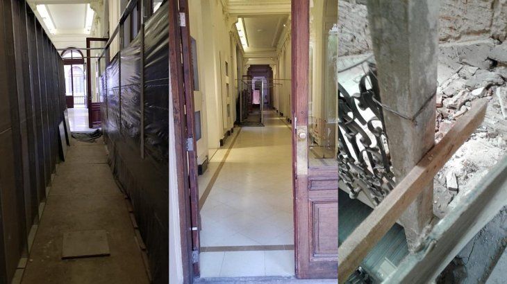 Obras en Casa Rosada. 