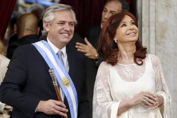 Alberto Fernández y Cristina Fernández de Kirchner.