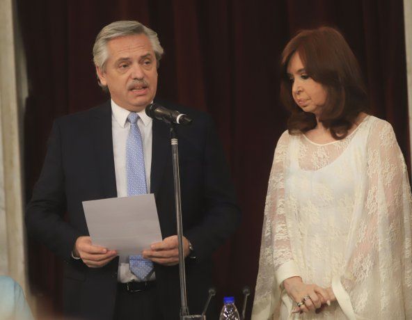 Alberto Fernández y Cristina Fernández de Kirchner.