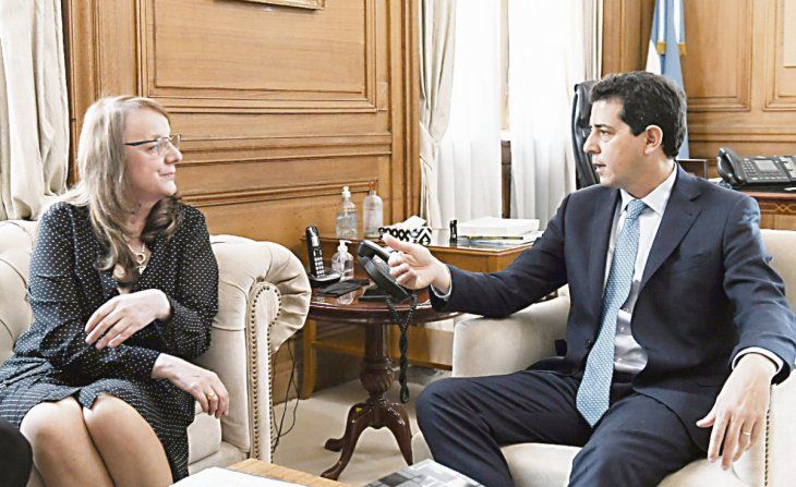 Alicia Kirchner (Santa Cruz) y Wado de Pedro.