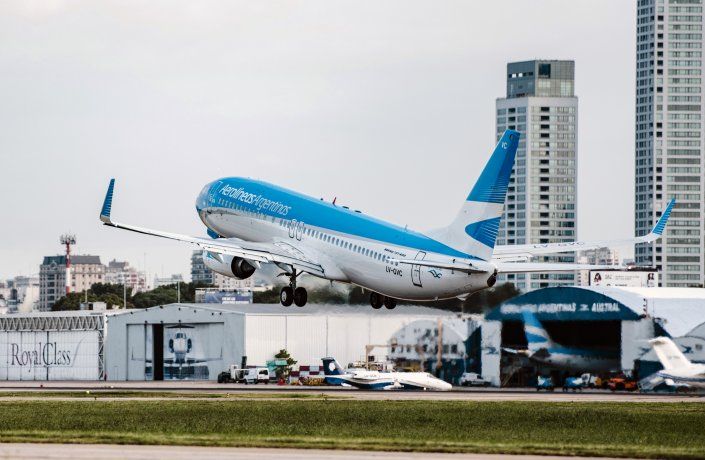 Aerolíneas Argentinas.