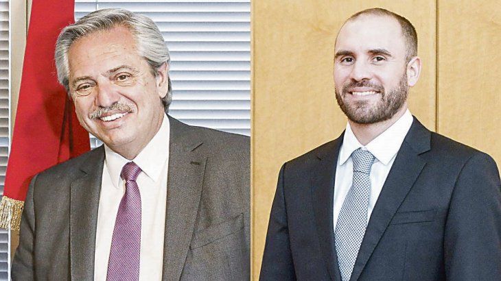 Alberto Fernández y Martín Guzmán.