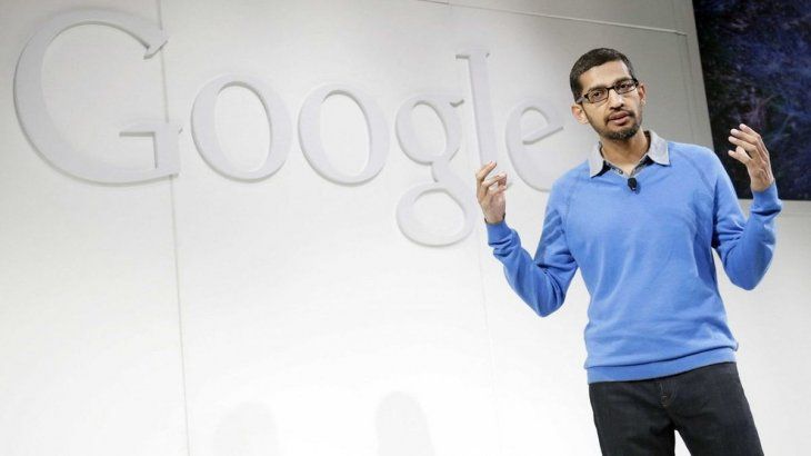 Sundar Pichai, CEO de Alphabet y Google.