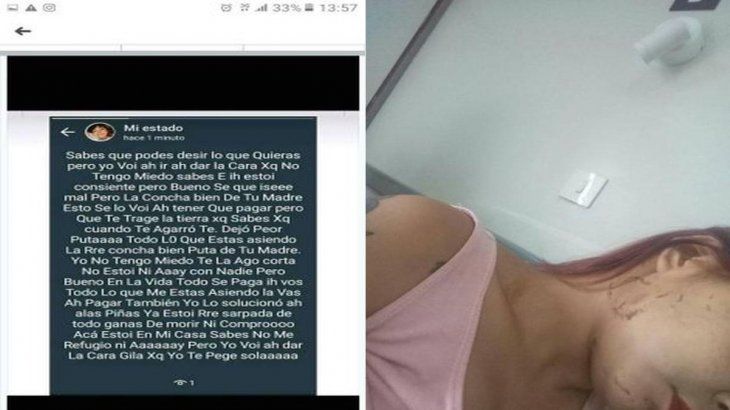 La amenaza que recibió Priscila por Facebook