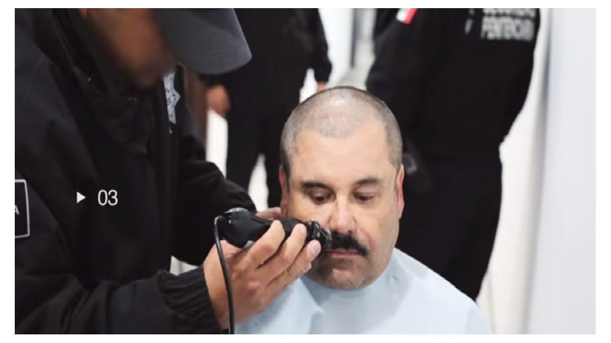 Video difunden imágenes inéditas del ingreso a prisión de El Chapo