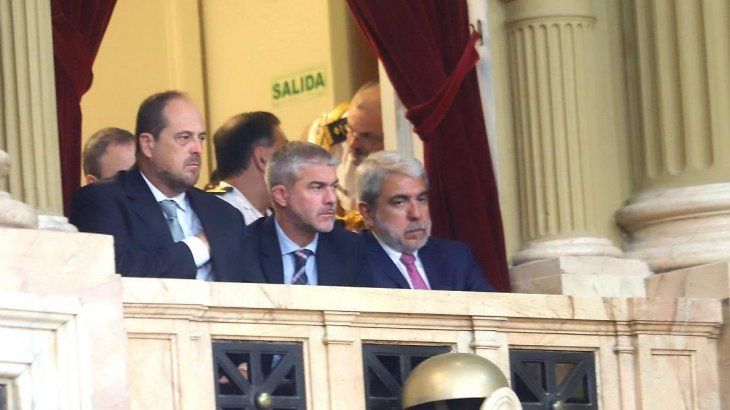 Asamblea Legislativa: Aníbal Fernández en los palcos.