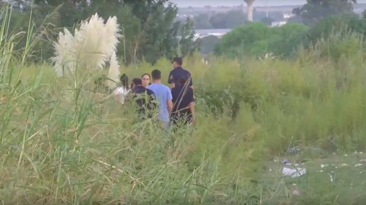 La división de canes de la policía halló el cuerpo de Fátima Acevedo.