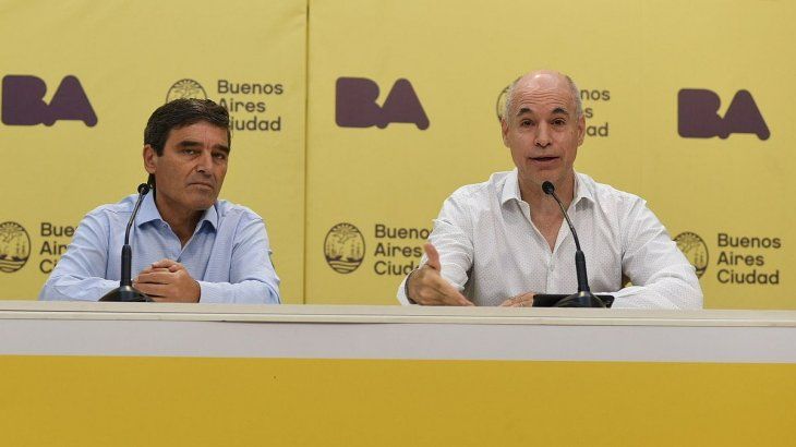 Ciudad: el jefe de Gobierno, Horario Rodríguez Larreta y el ministro de Salud, Fernán Quirós, llamaron a contener el coronavirus.
