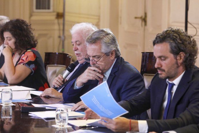 El presidente Alberto Fernández encabezó una nueva reunión de gabinete 