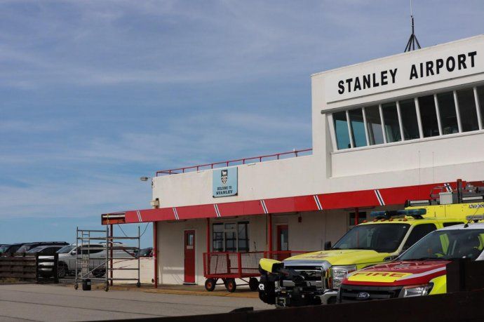 El aeropuerto de Puerto Argentino es el primer lugar que volvieron a ver los veteranos.