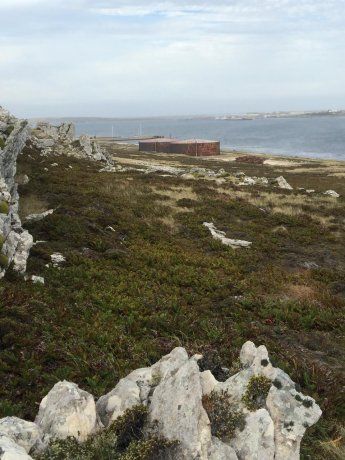 Así es la vista de la colina que defendieron Leyes y Marzanos en 1982.