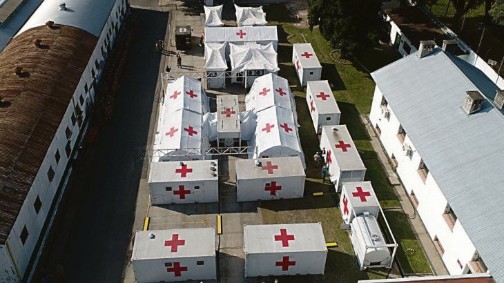 Operativo. El Estado Mayor conjunto ya tiene el operaciones las carpas hospitalarias y la red médica zonal de las fuerzas.