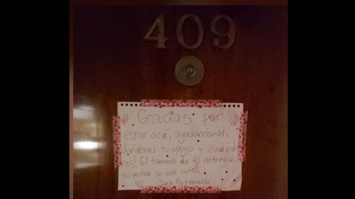 El agradecimiento de los huéspedes