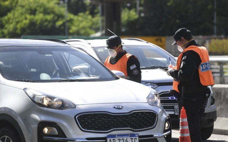 Durante la cuarentena aumentaron los controles policiales en todo el país.