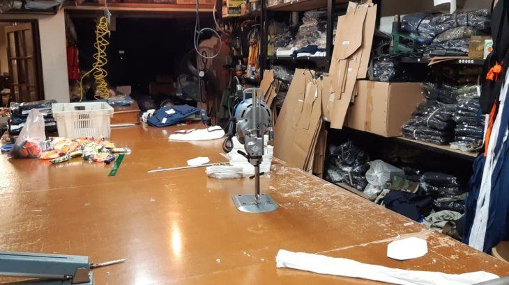 Victoria Policicchio aseguró que “es una suerte” tener el taller y la oficina en la plata baja de su casa.