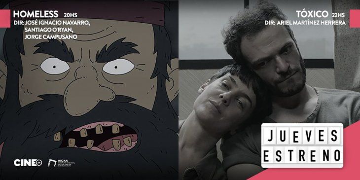 Tóxico y Homeless se estrenan este jueves en Cine Ar y Cine Ar Play.