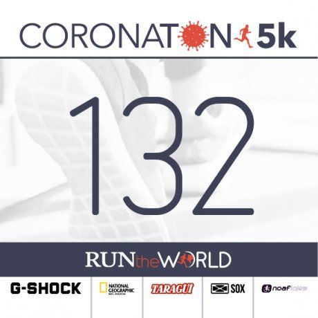 El dorsal de la carrera.