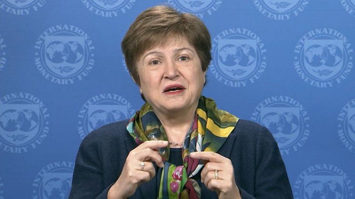 Kristalina Georgieva, durante su exposición en el Diálogo del Clima.